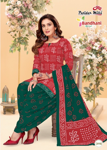 Patidar Bandhani Vol-31 Cotton Designer Patiyala Dress Material